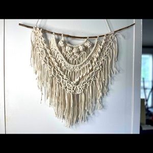 Handmade Macrame wall decor by me!